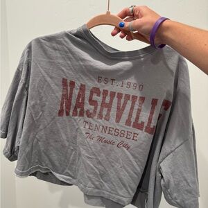 Loose grey tee